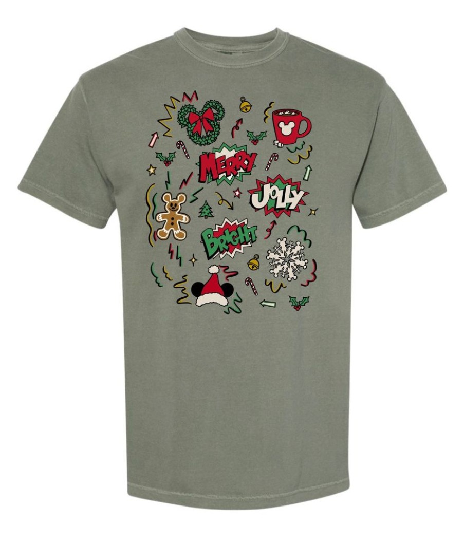 Clothing Darling Dream Co. Tees | Merry & Bright Doodles Tee