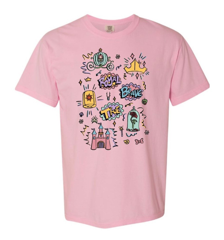 Clothing Darling Dream Co. Tees | Princess Doodles Tee