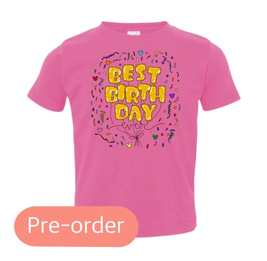 Clothing Darling Dream Co. Kid Tees | Best Birthday Ever Kids Tee (Pre-Order)