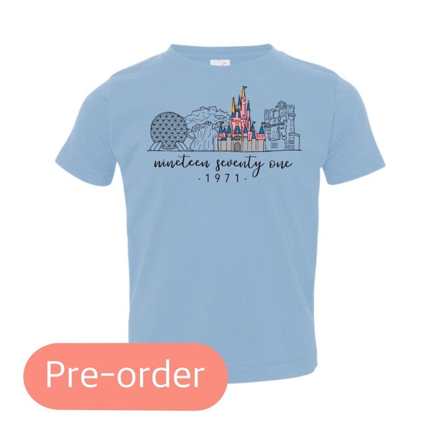 Clothing 14 to 21 Business Days Kid Tees | Magical Skyline East Kids' Tee (Pre-Order)