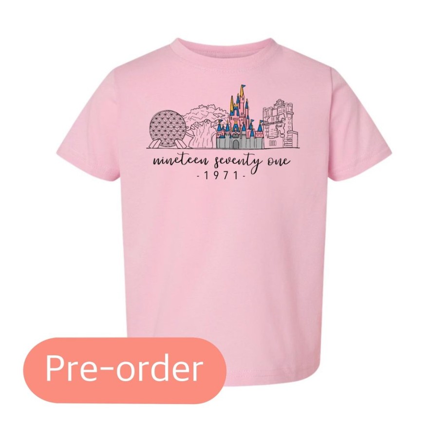 Clothing 14 to 21 Business Days Kid Tees | Magical Skyline East Kids' Tee (Pre-Order)