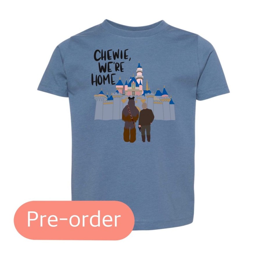 Clothing 14 to 21 Business Days Kid Tees | Chewie We'Re Home Kids Tee (Pre-Order)