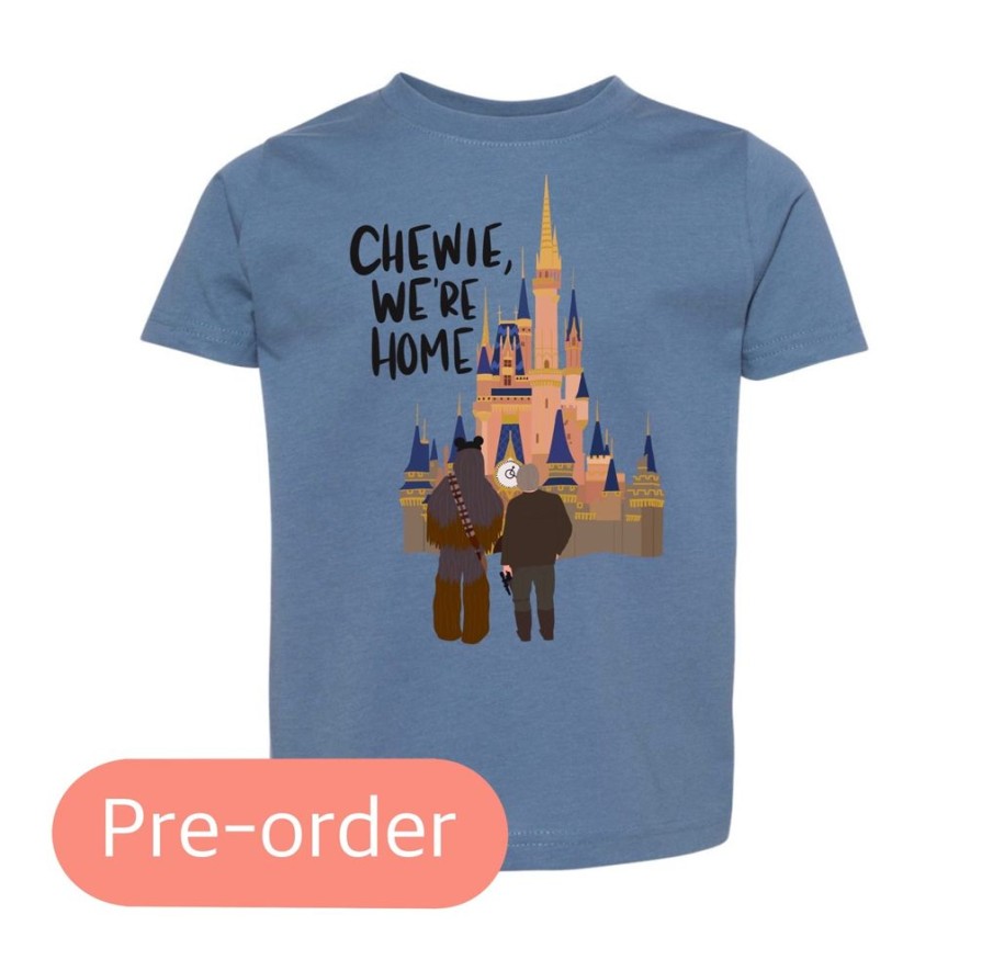 Clothing 14 to 21 Business Days Kid Tees | Chewie We'Re Home Kids Tee (Pre-Order)