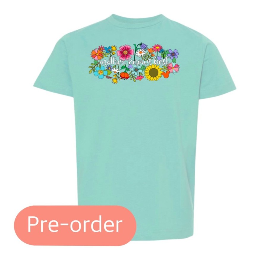 Clothing 14 to 21 Business Days Kid Tees | Mother Knows Best Kids' Tee (Pre-Order)