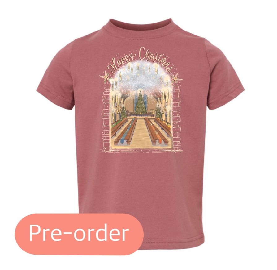 Clothing 14 to 21 Business Days Kid Tees | A Great Hall Christmas Kids' Tee (Pre-Order)