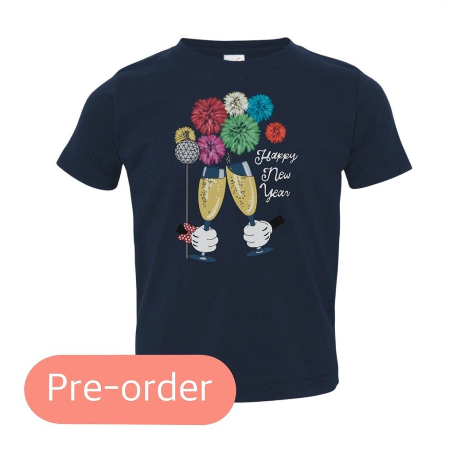 Clothing 14 to 21 Business Days Kid Tees | Happy New Year Kids' Tee (Pre-Order)