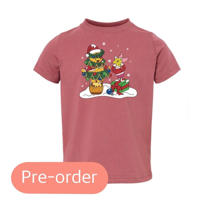 Clothing 14 to 21 Business Days Kid Tees | Hundred Acre Holiday Kids' Tee (Pre-Order)