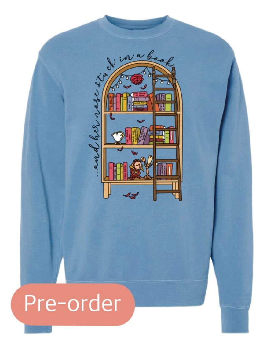 Clothing Darling Dream Co. Sweatshirts | Stuck In A Book Crew (Pre-Order)