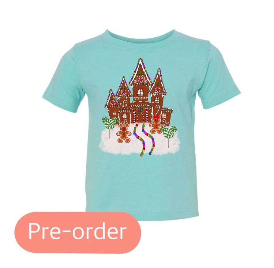 Clothing 14 to 21 Business Days Kid Tees | Gingerbread Christmas Kids' Tee (Pre-Order)