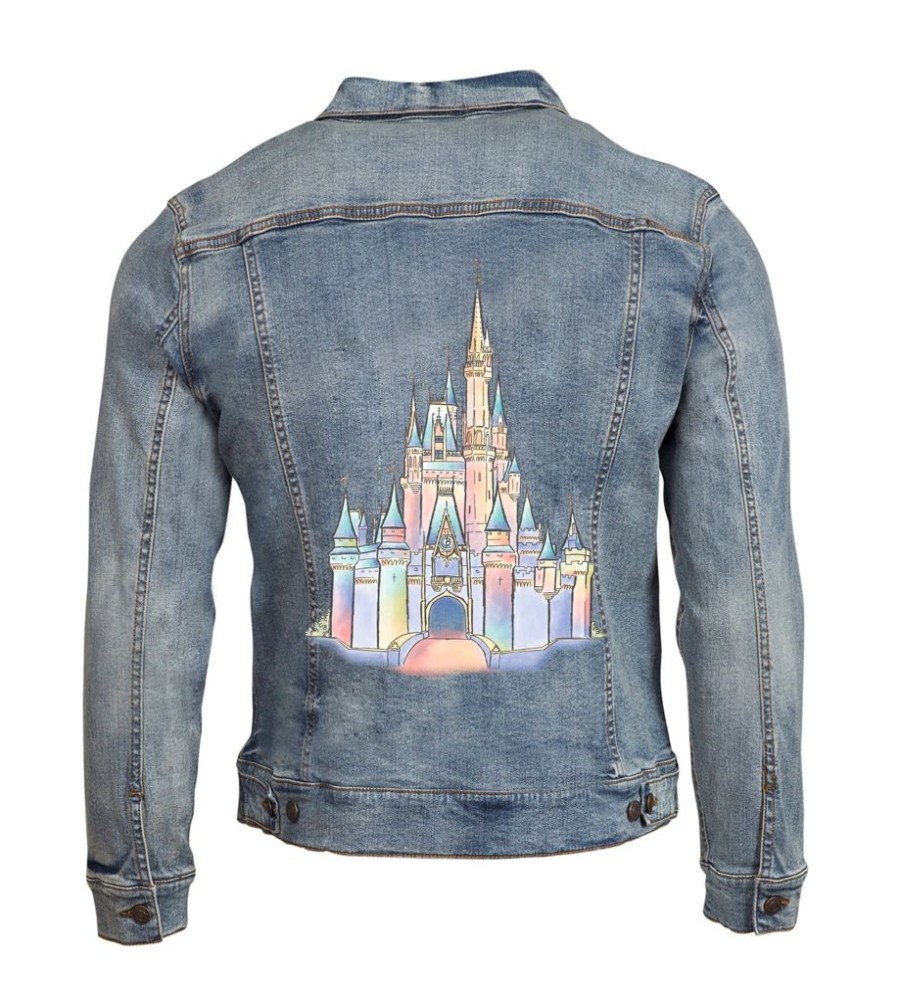 Clothing Darling Dream Co. Sweatshirts | Iridescent Castle Jean Jacket